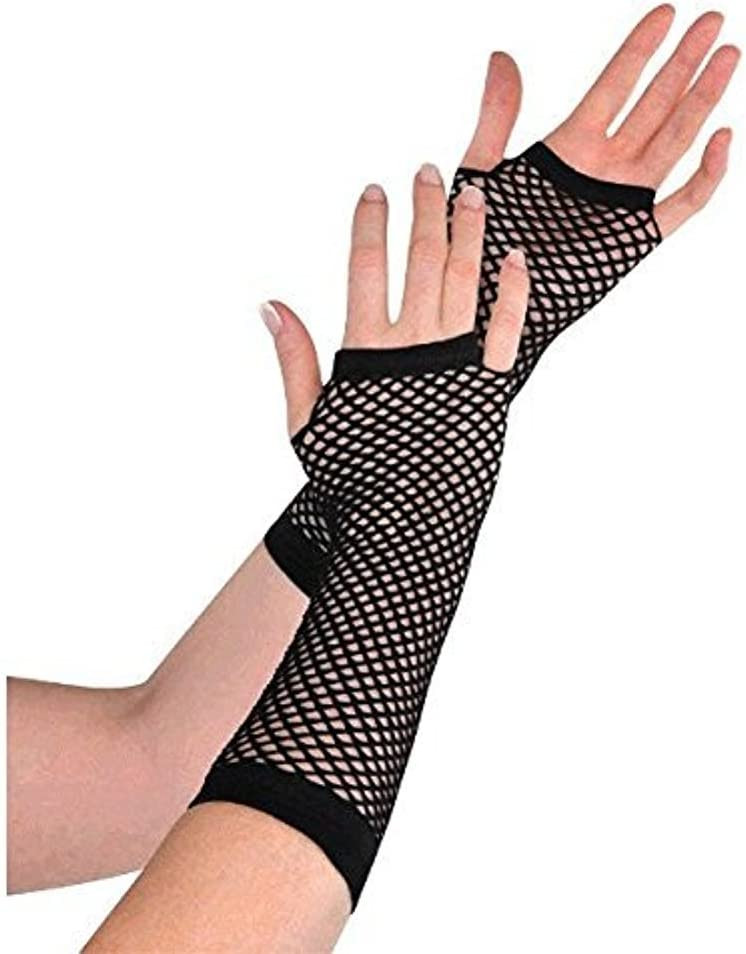 Fishnet Gloves Long Mix Colors 1228