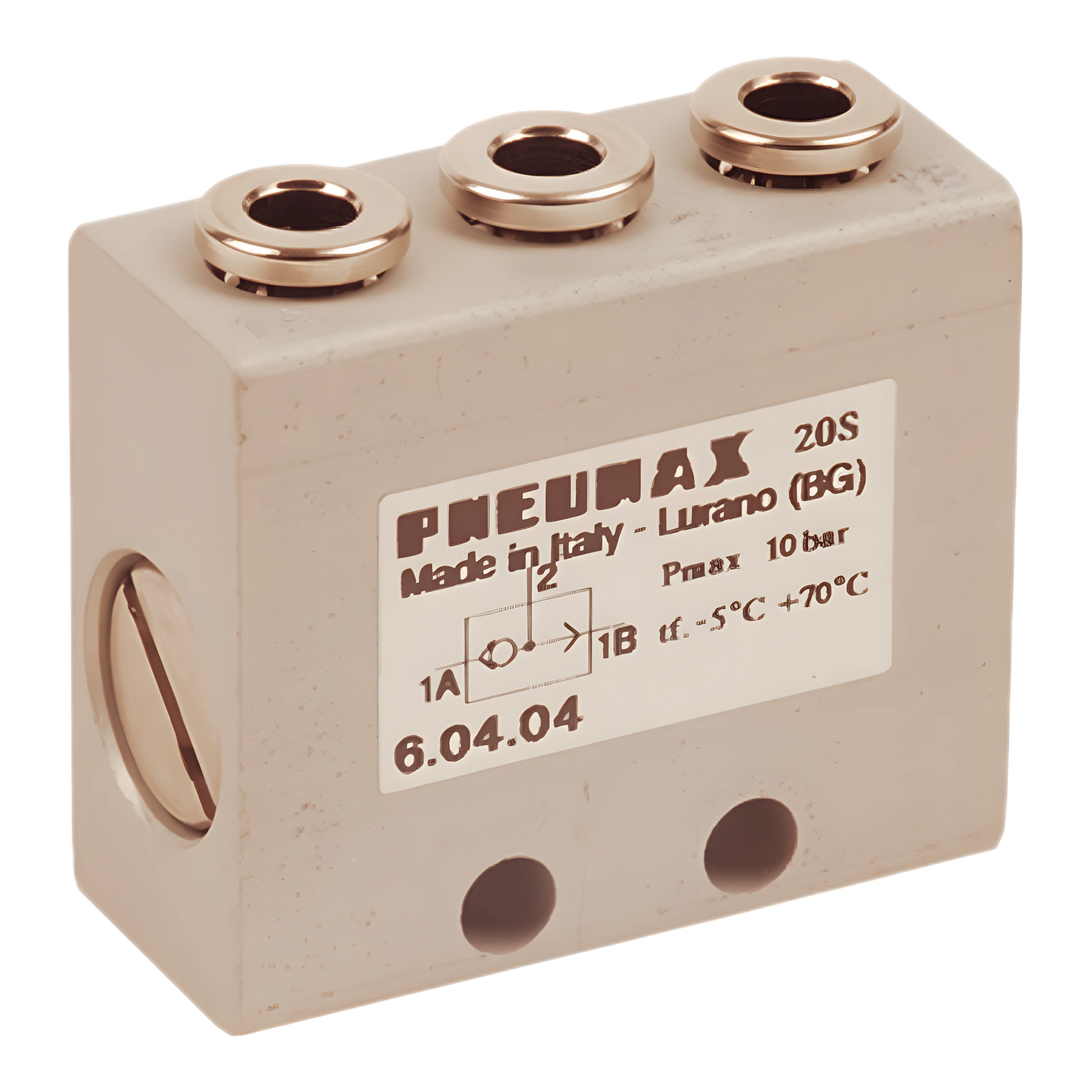 Pneumax 6.04.04 4mm Shuttle Valve - OR