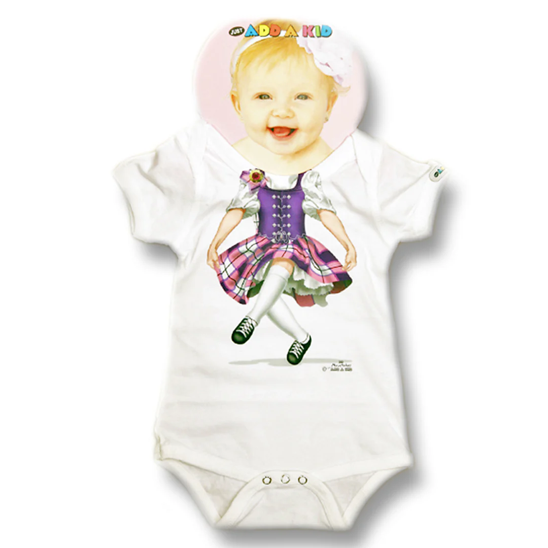 Child's Onesie Highland Dancer Purple (6 Months)