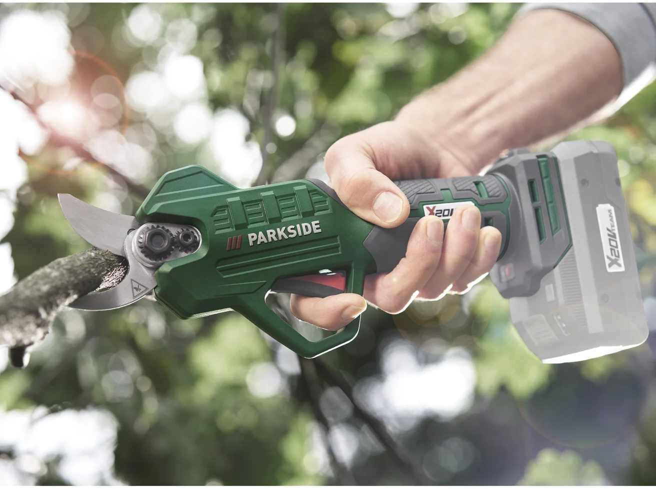 Parkside Parkside Battery Pruning Shear 20V PAAS 20 -Li Without Battery/Charger, Compatible With All X20V Team Devices