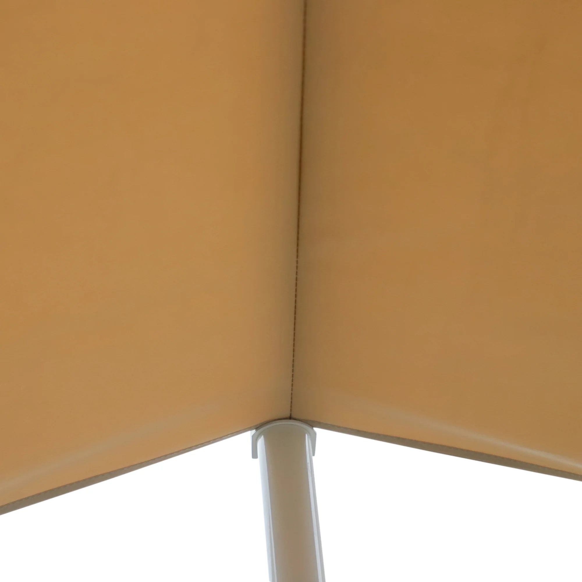 Outsunny Staande luifel met knikarm tuinluifel luifel zwengel crème 4,5 x 3,42 m