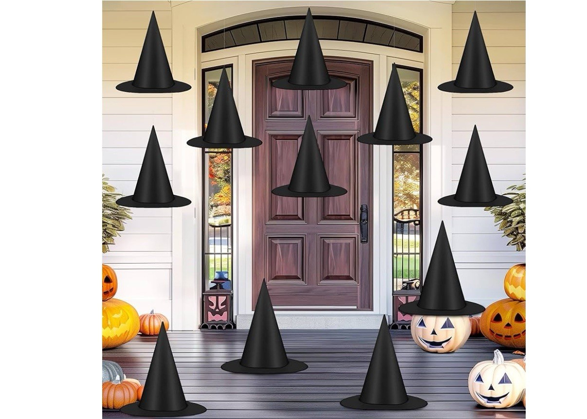 Halloween Hanging Witch Hats & Costume Accessories, 328 FT Nylon Cord Wizard