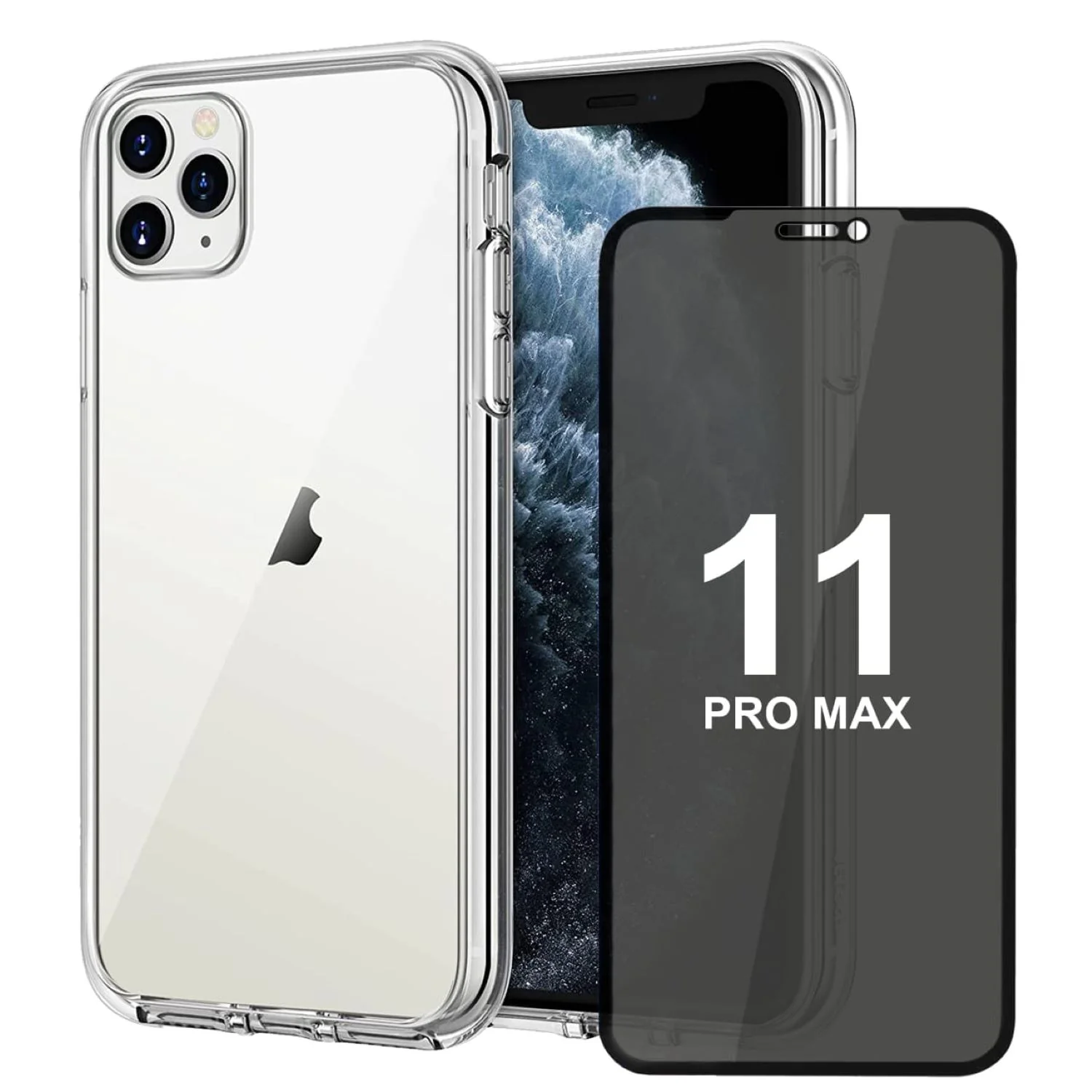 Transparente H��lle f��r iPhone mit Displayschutz