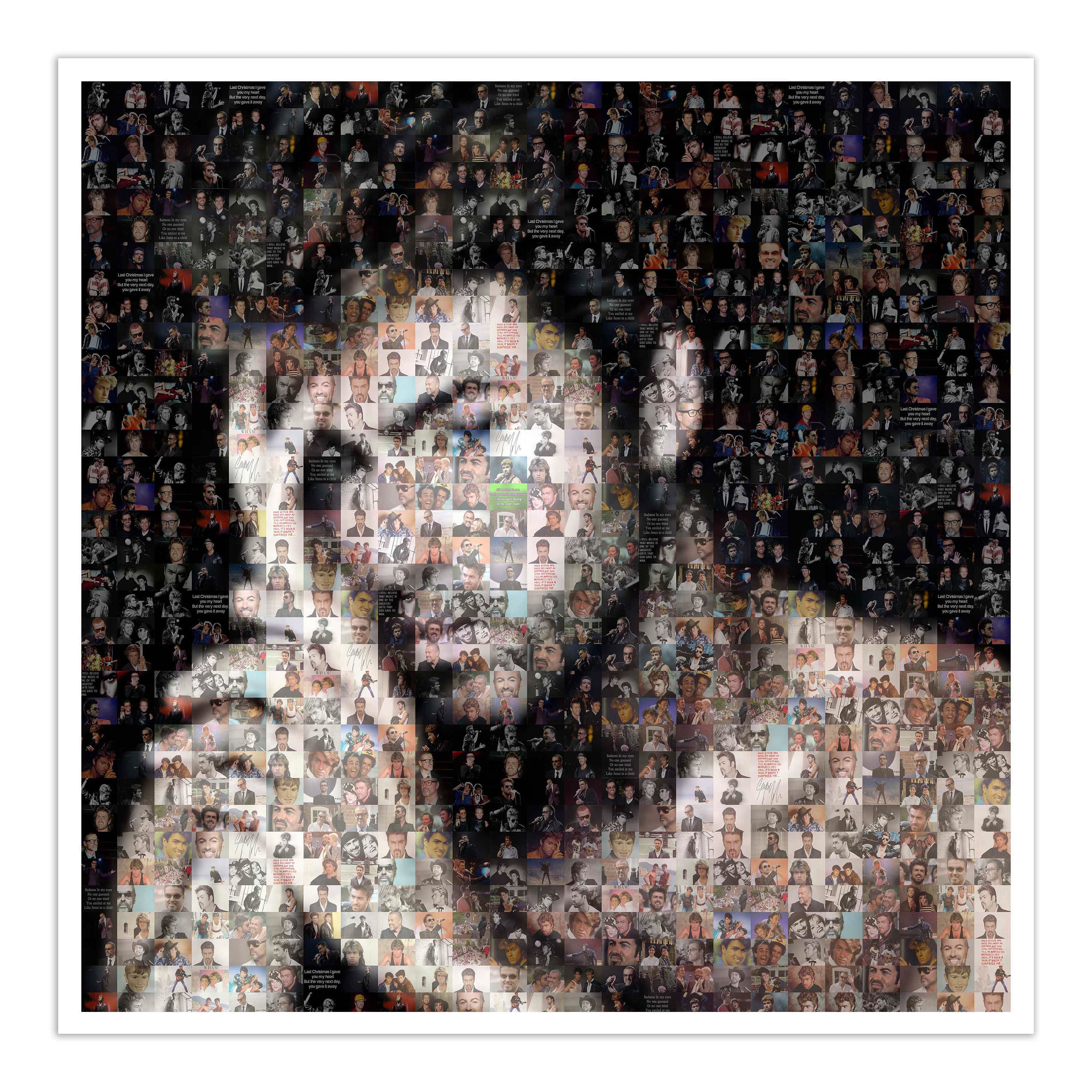 Wham Man - George Michael Mosaic