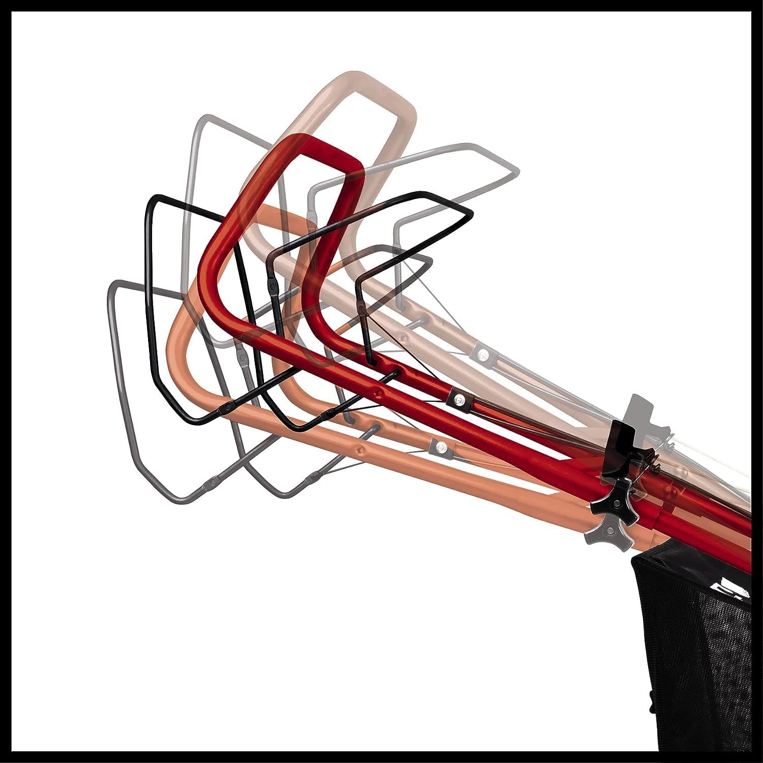 Einhell Benzin-Rasenmäher GC-PM 46/5 S (2 kW, bis 1.400 m2, 1 Zylinder, 4-Takt-Motor, abschaltbarer Hinterradantrieb, 9-stufige zentrale Schnitthöhenverstellung 25-80 mm)