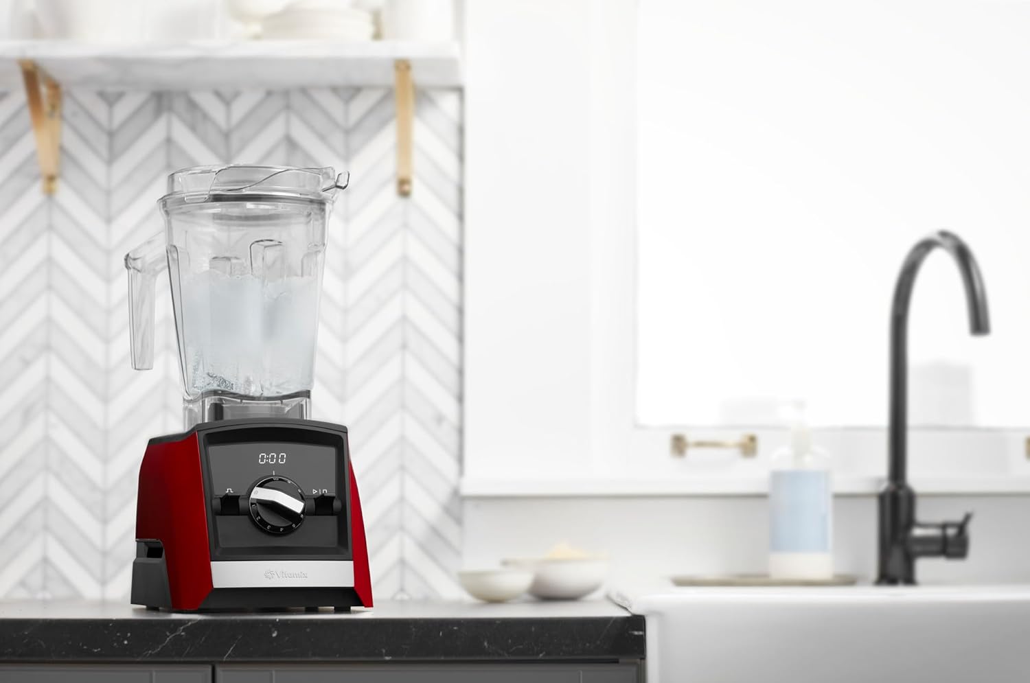 Vitamix A2300 Ascent Series Smart Blender, Professional-Grade, 64 oz Low-Profile Container, Slate