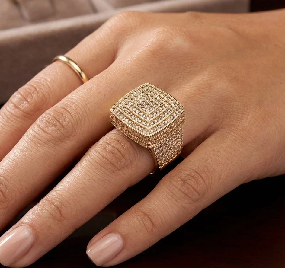 Big Daddy Imperial Iced Out Diamond Ring