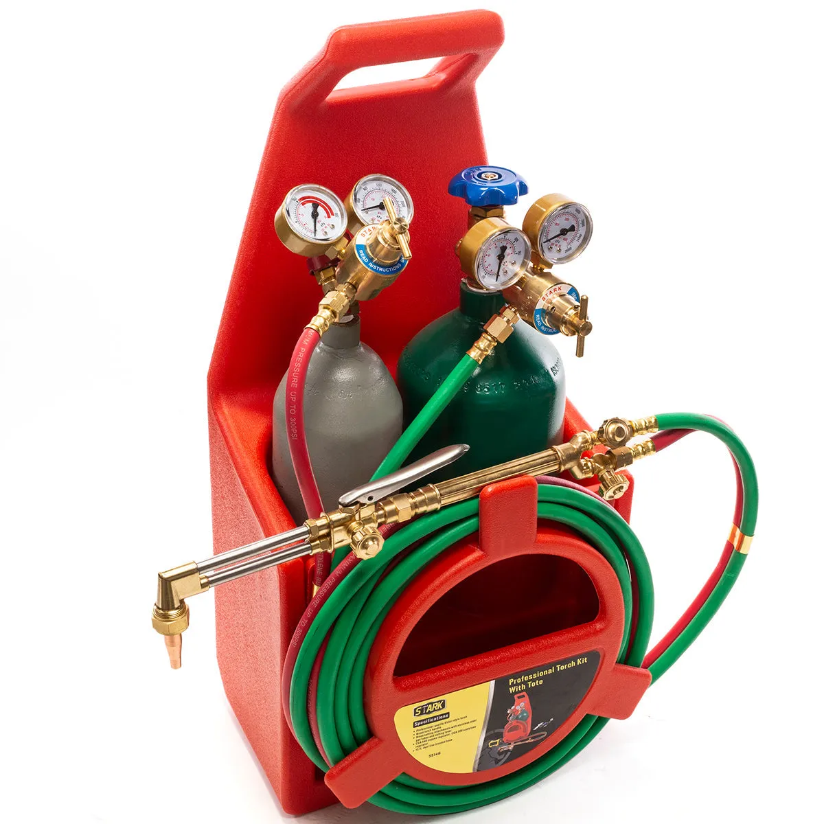 Kit regulador de gas oxígeno-acetileno para sopletes de soldadura y corte – tipo Victor