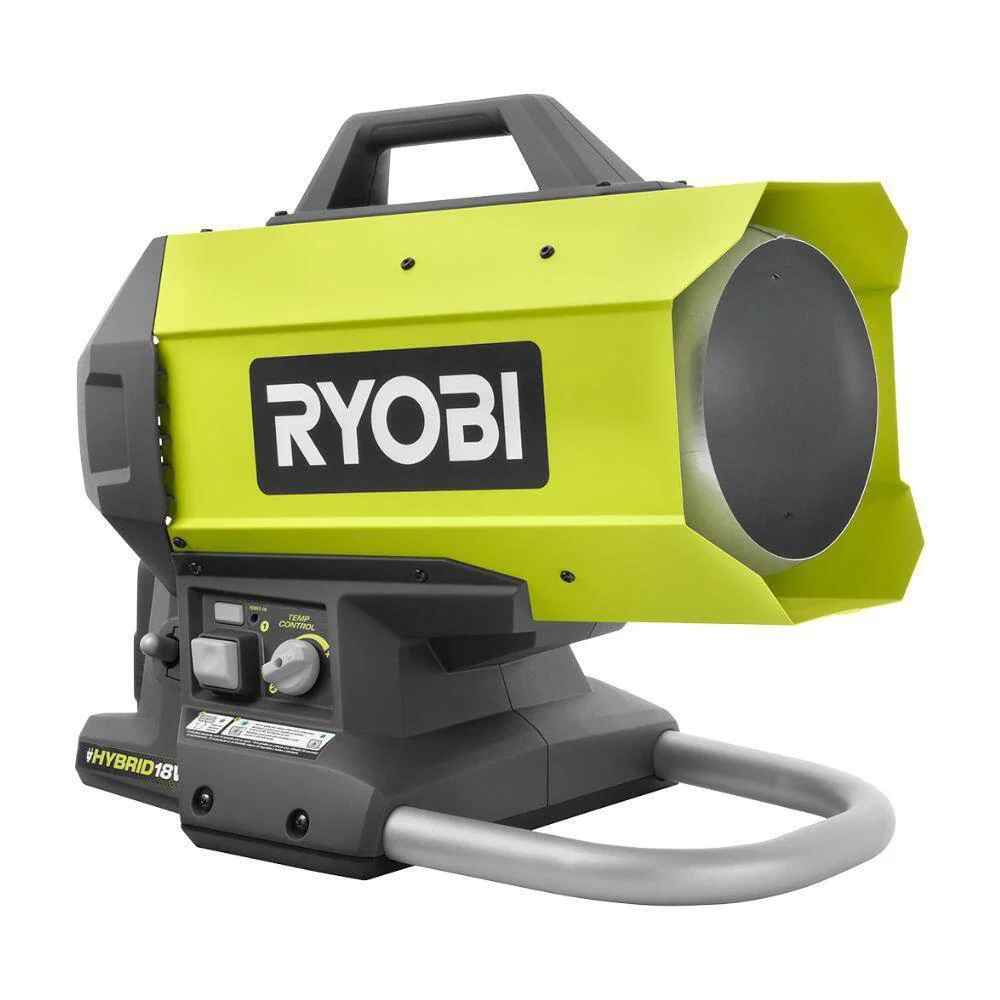 2025 Calefactor híbrido a gas propano RYOBI ONE+ 18V sin cable (solo herramienta)