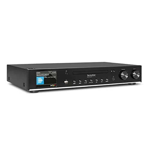 TechniSat DIGITRADIO 143 CD (V3)   Sintonizzatore HiFi digitale, radio Internet (DAB , FM, ricezione Bluetooth, Spotify, lettore CD, WLAN, larghezza 43,5 cm, controllo dell'app, telecomando) Nero : Amazon.it: Altro