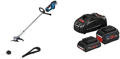 Bundle of Bosch Professional 18V System Akku-Freischneider GFR 18V-23 + Akku Starter-Set: 1x ProCORE18V 4.0Ah Akku + 1x ProCORE18V 5.5Ah Akku + Ladegerät GAL 1880 CV