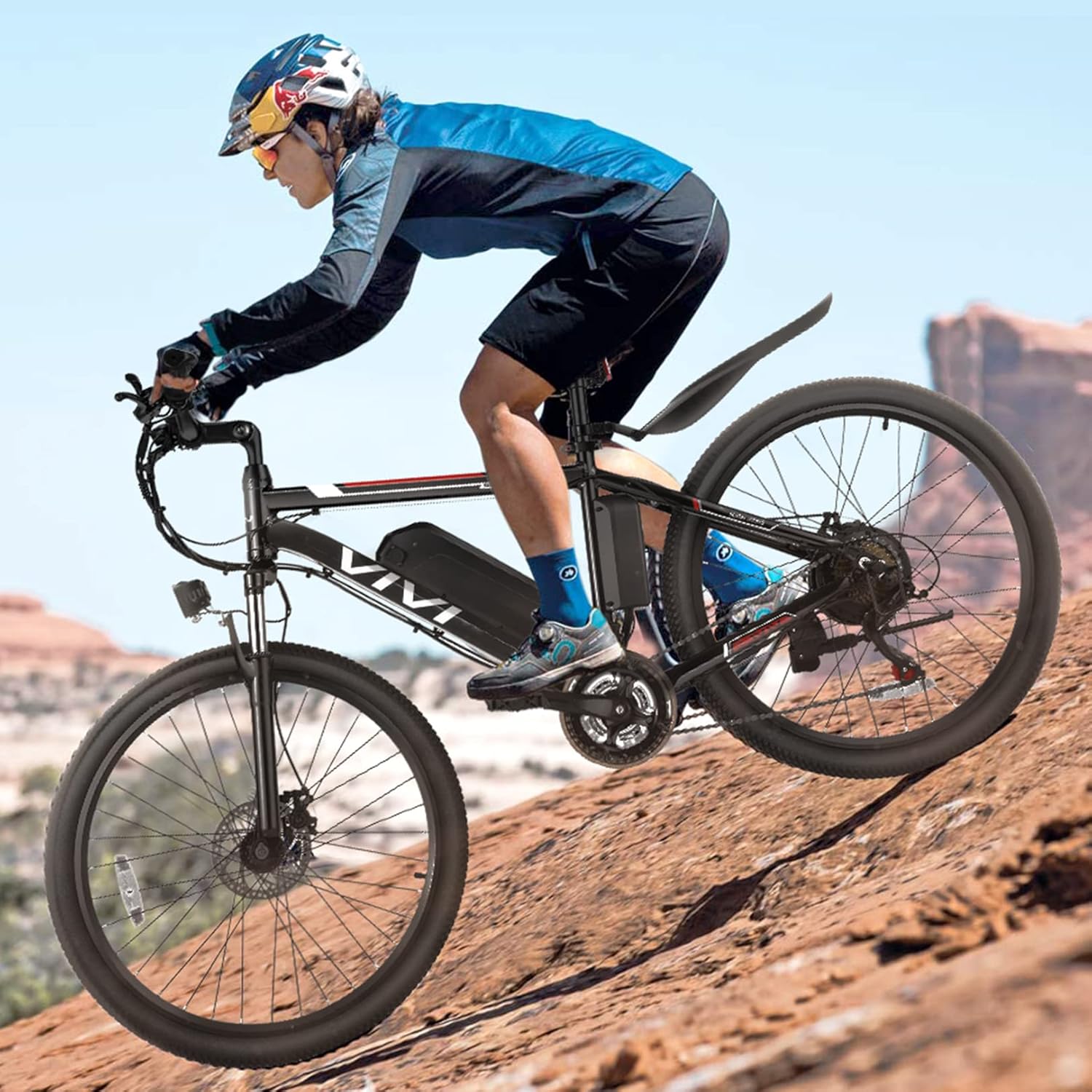 Vivi Electric Bike for Adults, Peak 780W Ebike 26 Electric Mountain Bike, 22MPH Adult Electric Bicycles Commuter Ebike with 48V Battery, Up to 50 Miles, Cruise Control, 21 Speed, UL 2849 Certified