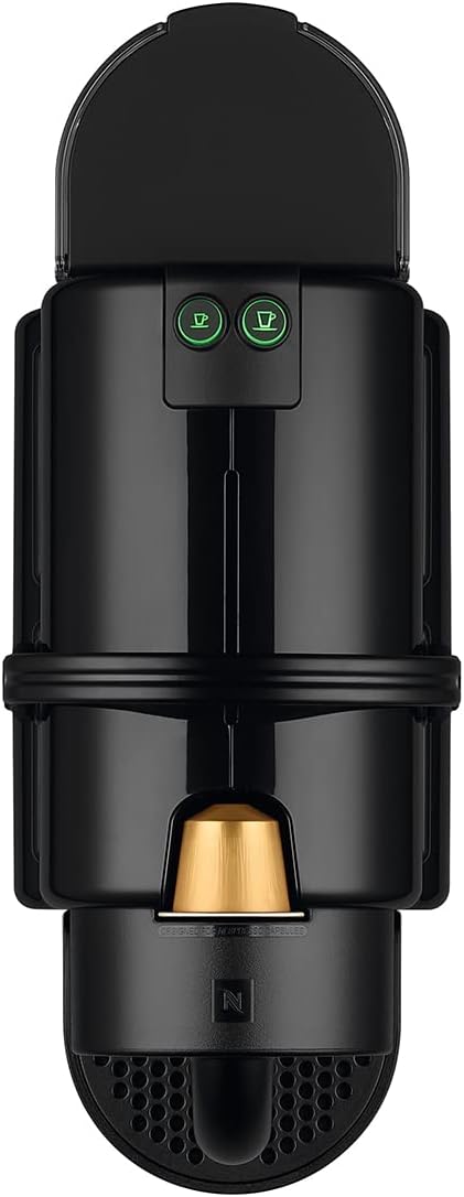 Nespresso Inissia EN80.B, Macchina da caffè di De'Longhi, Sistema Capsule Nespresso, Serbatoio acqua 0.7L, Nero