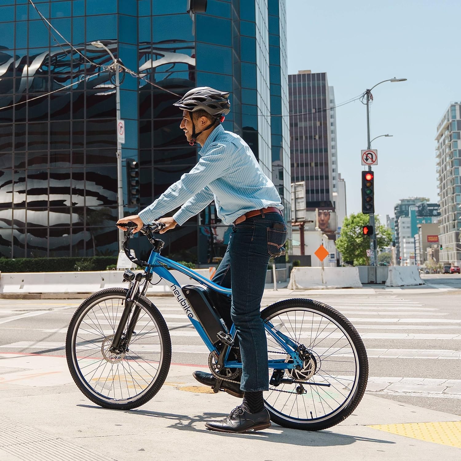 Heybike Race Max Electric Bike for Adults with 750W Peak Motor, 28mph Max Speed, 600WH Removable Battery Ebike, 27.5 Electric Mountain Bike with 7-Speed and Front Suspension