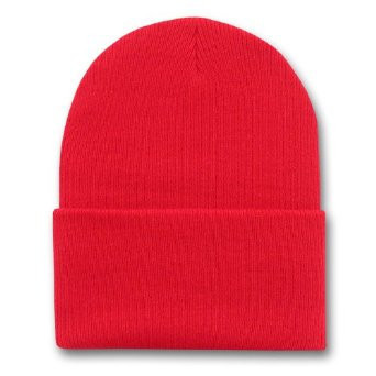 Long Beanie Hat Red 5759