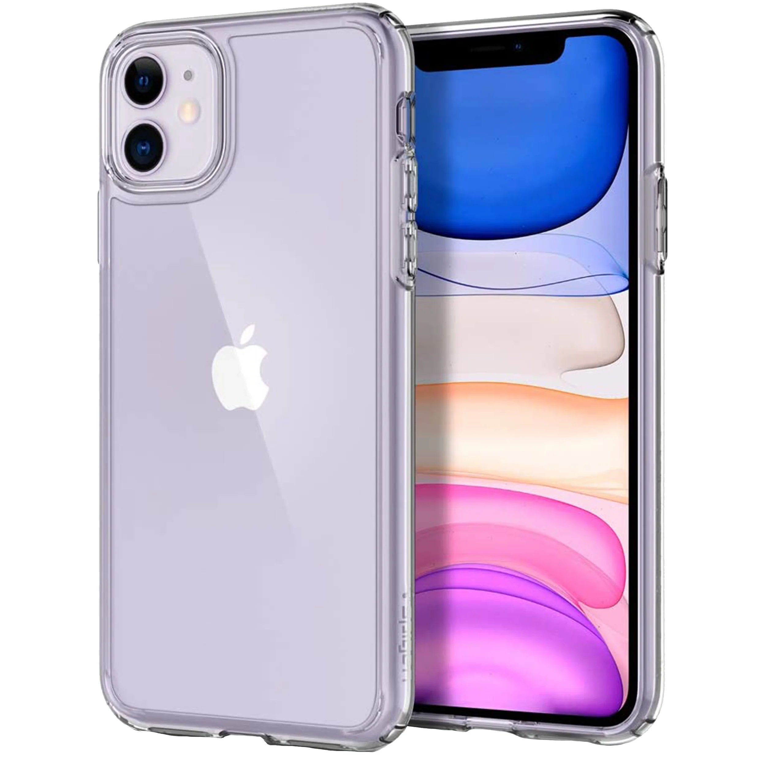 Transparente H��lle f��r iPhone mit Displayschutz