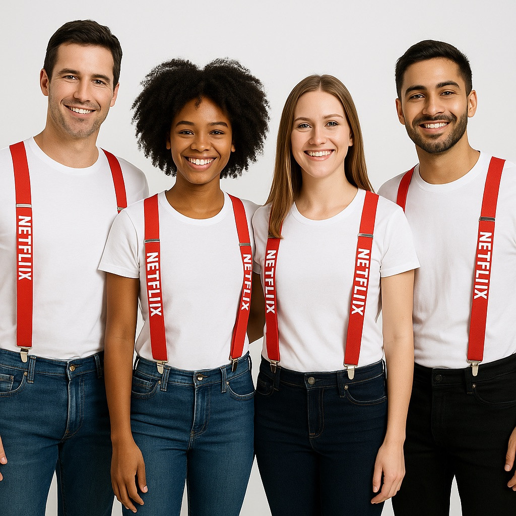 Elastic Suspenders Customized | In Many Colors Adult & Kids Sizes | (Fonts in Picture Gallery)