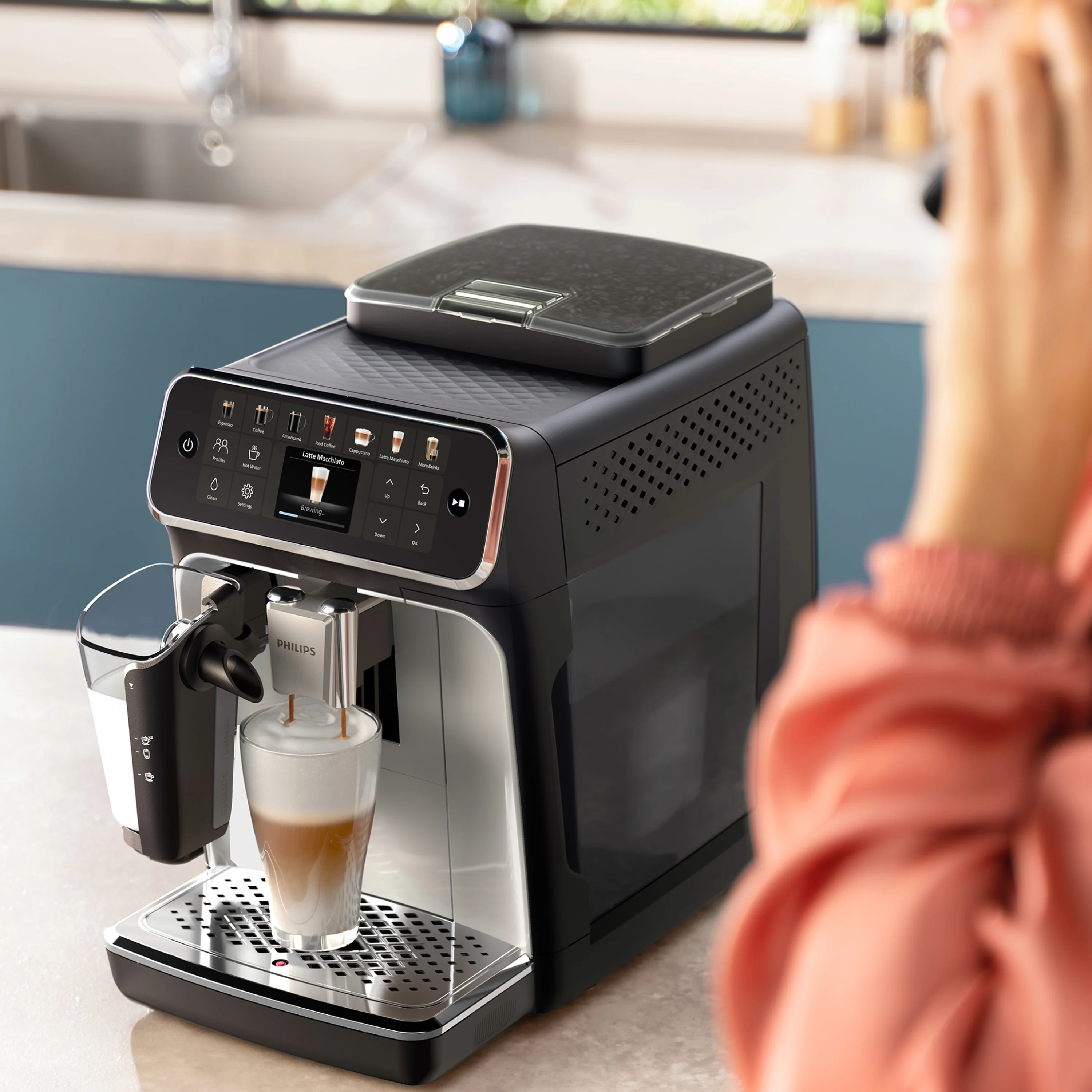Philips 4400 Series Fully Automatic Espresso Machine - LatteGo