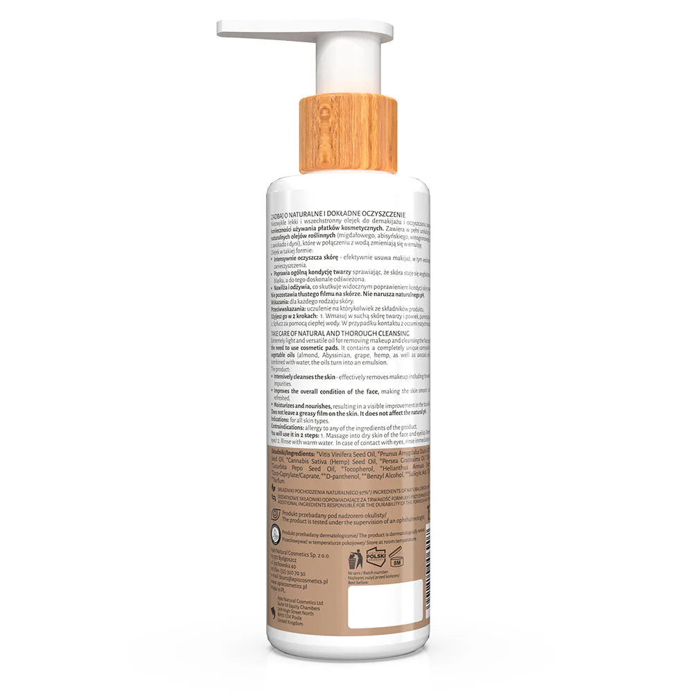 Apis ALMOND CLEANSING - Almond Oil Makeup Remover for Face and Eyes | 150 ml