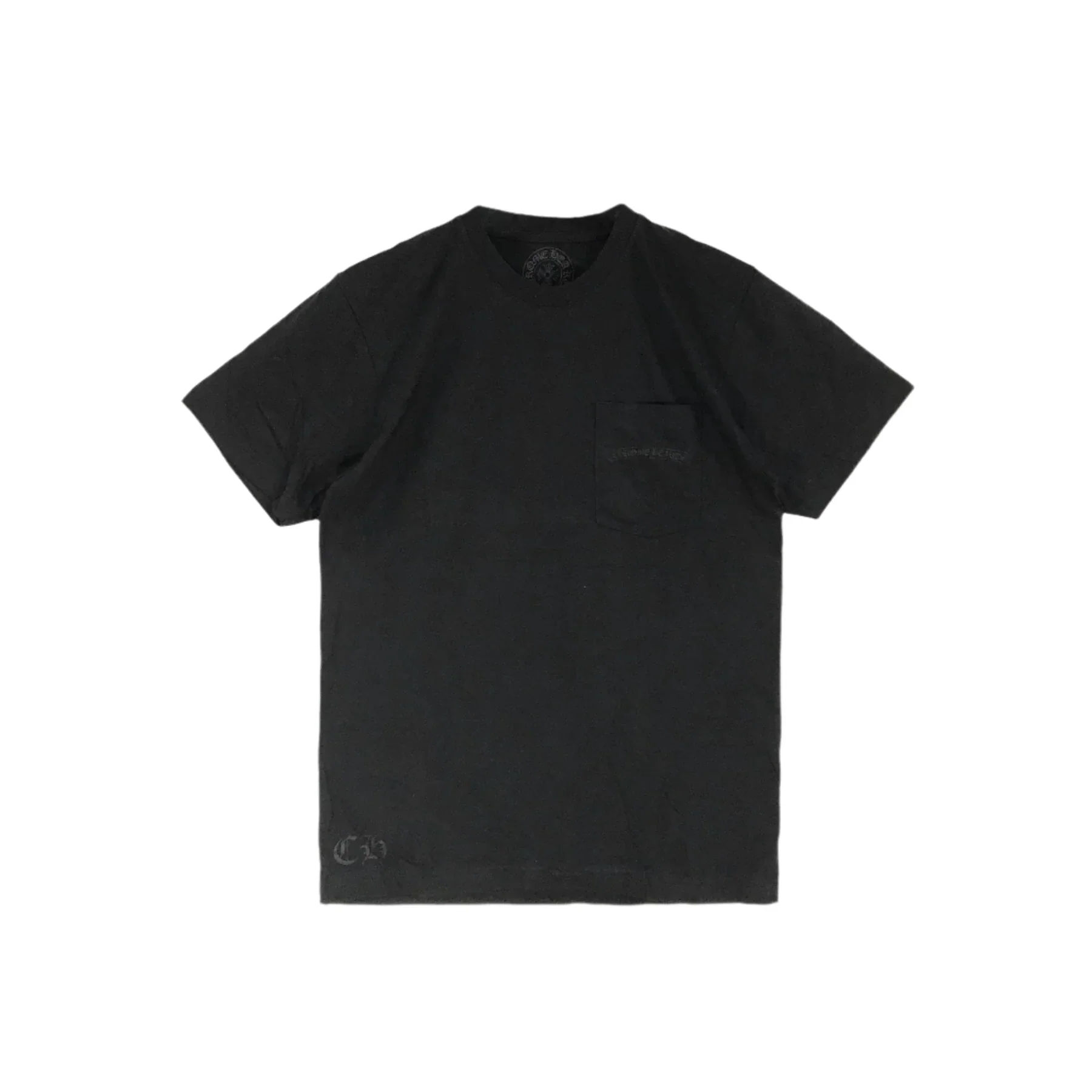 Yellow Dagger Logo Chrome Hearts Short Sleeve Tee