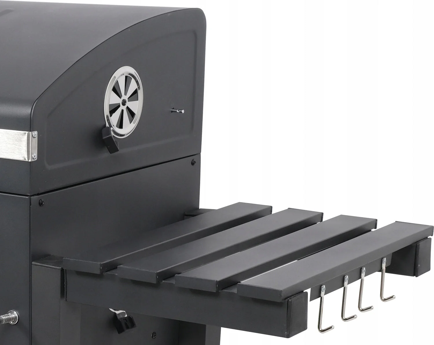 DUŻY GRILL WĘGLOWY XXL REGULOWANY ŻELIWNY RUSZT 78x42,5mm 3 PÓŁKI LUND