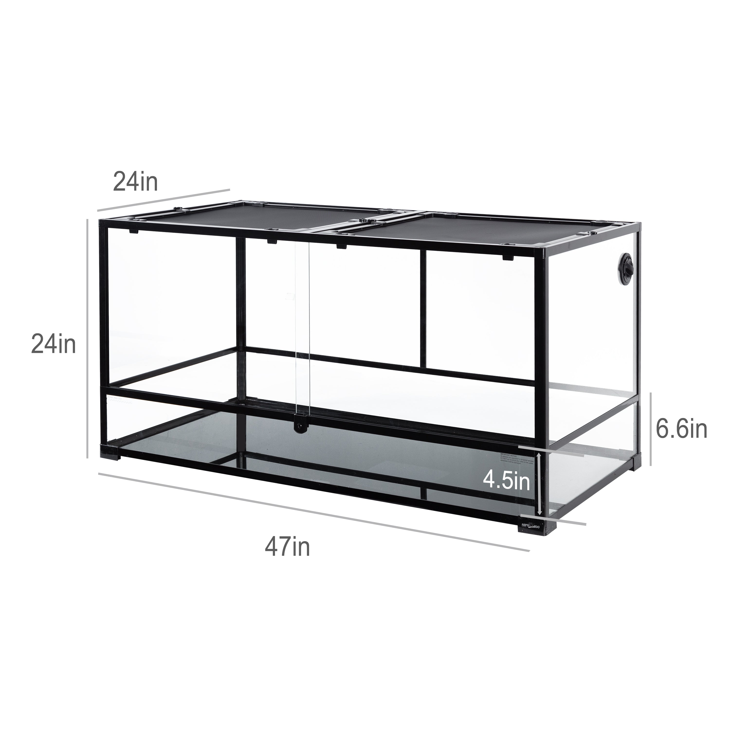 REPTIZOO Terrario per rettili extra large da 120 galloni