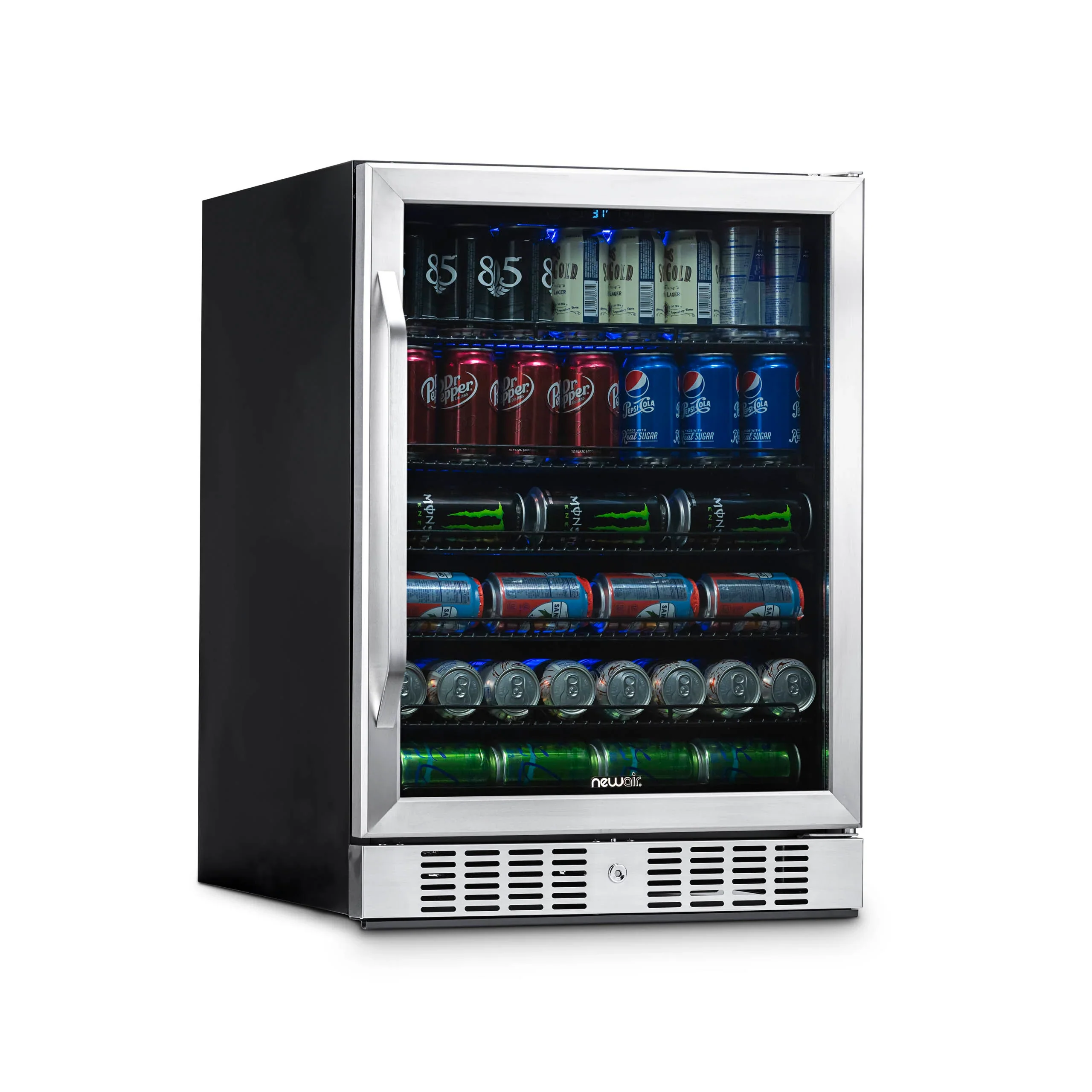 2025 Newair® Refrigerador de Bebidas Empotrable de Acero Inoxidable – 177 Latas – 24