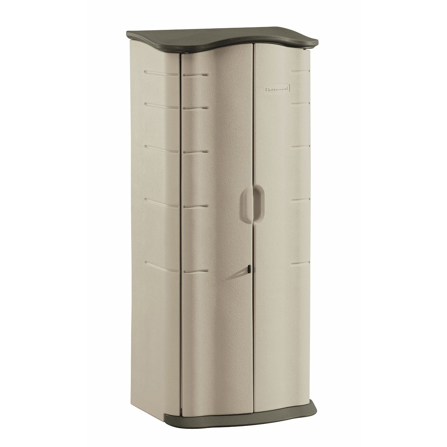 Rubbermaid Vertical Resin Weather Resistant Outdoor Storage Shed