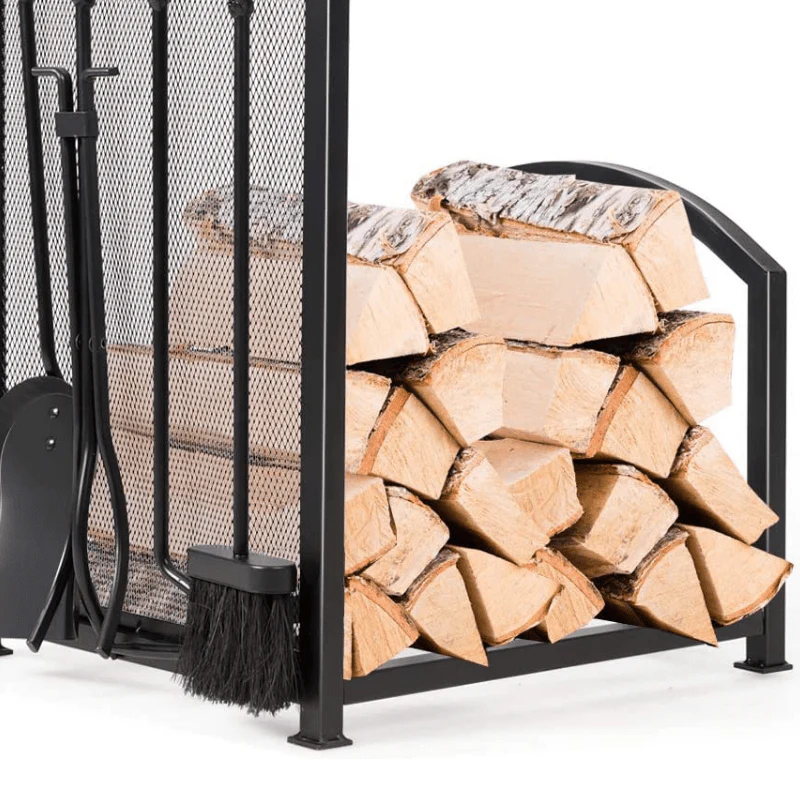 Soporte de leña premium resistente de 69,85 cm