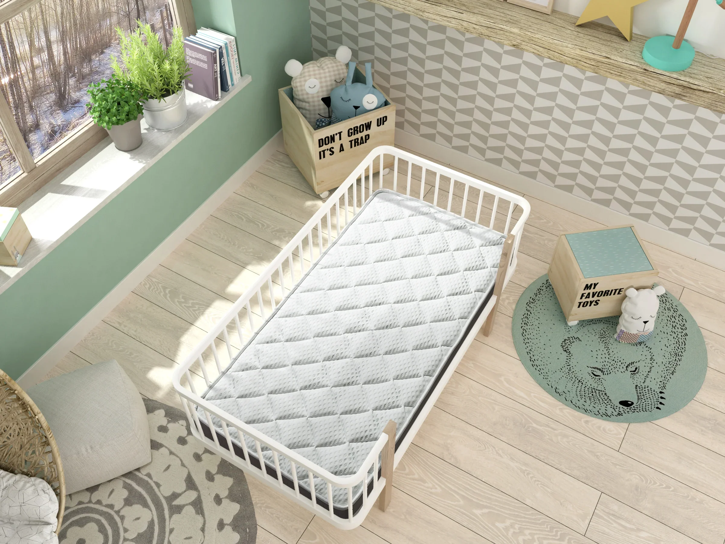 Colchón Cuna viscoelástico BabyBed