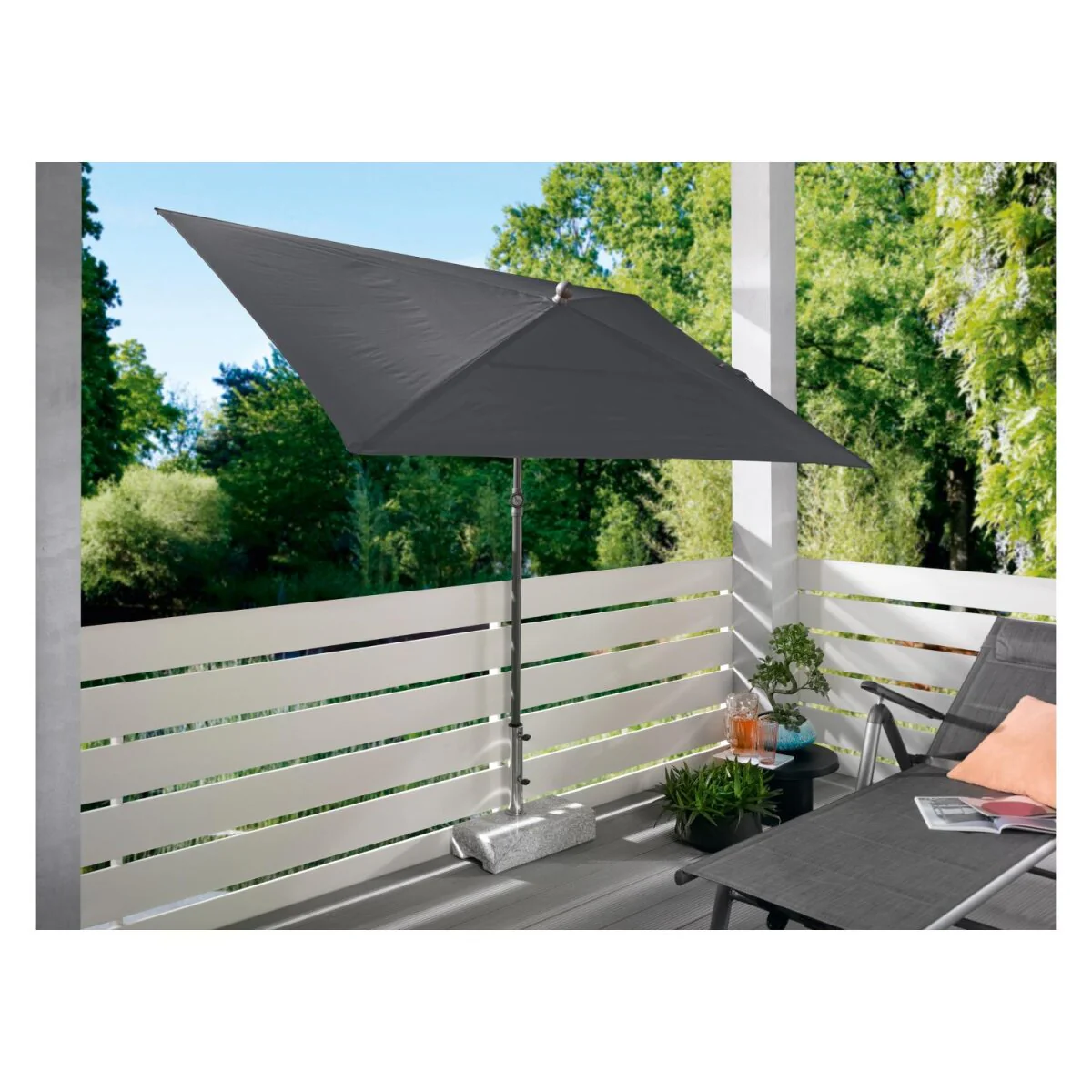 LIVARNO home Parasol, 210 x 140 cm, rechthoekig - B-keus