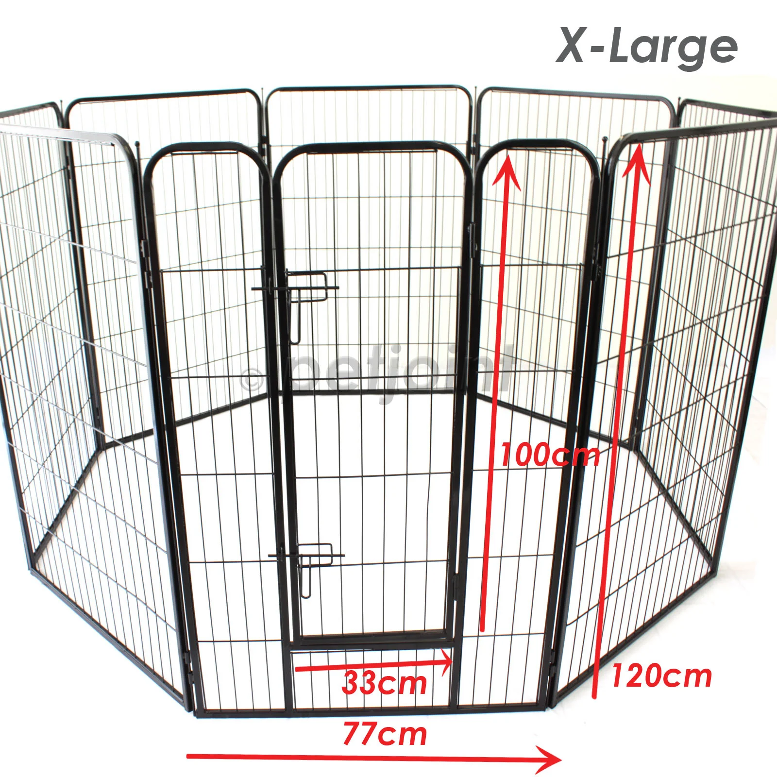 2025 Recinto de juego XL extra grande para mascotas, cerca resistente, 8 paneles/puerta