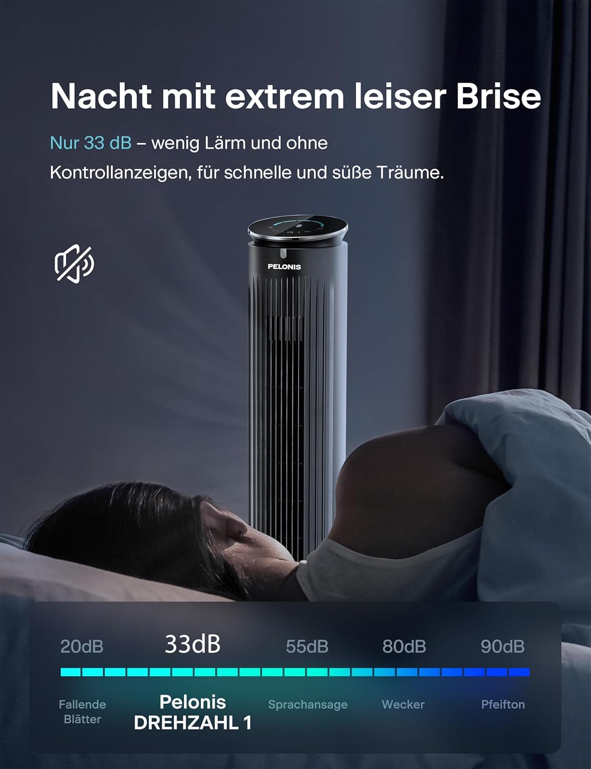 PELONIS Luftkühler mit Wasserkühlung, Klimaanlage Mobil, 5L Ventilator mit Wasserkühlung, Klimagert Luftbefeuchter mit Fernbedienung, 355m/h Klimaanlage Ohne Abluftschlauch