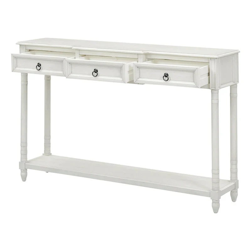 Entryway Console Table with Drawers - Stylish Sofa Table