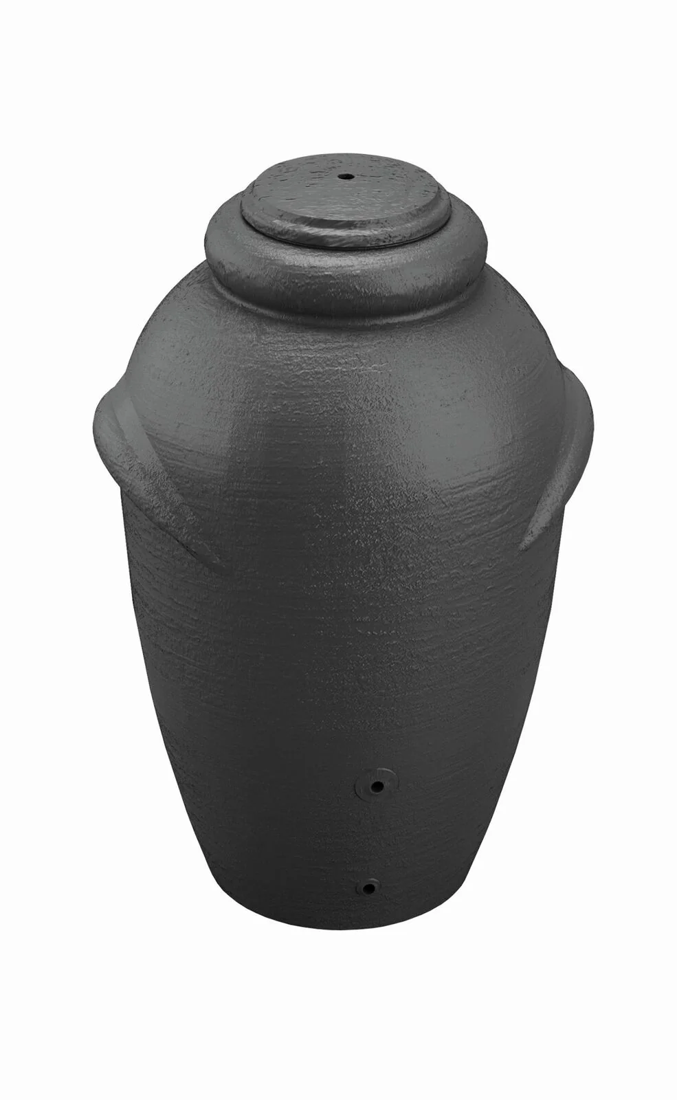2025 Depósito de Agua de Lluvia AQUA CAN de 210 L Color Gris – Barril Decorativo con Grifo y Kit de Conexión