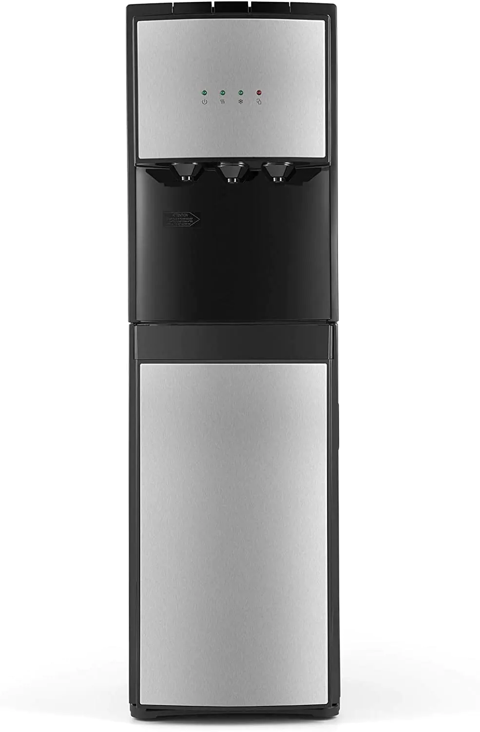 5 Gallon Water Dispenser Bottom Loading Hot Cold Water Cooler Stainless 3 Temperature Spouts