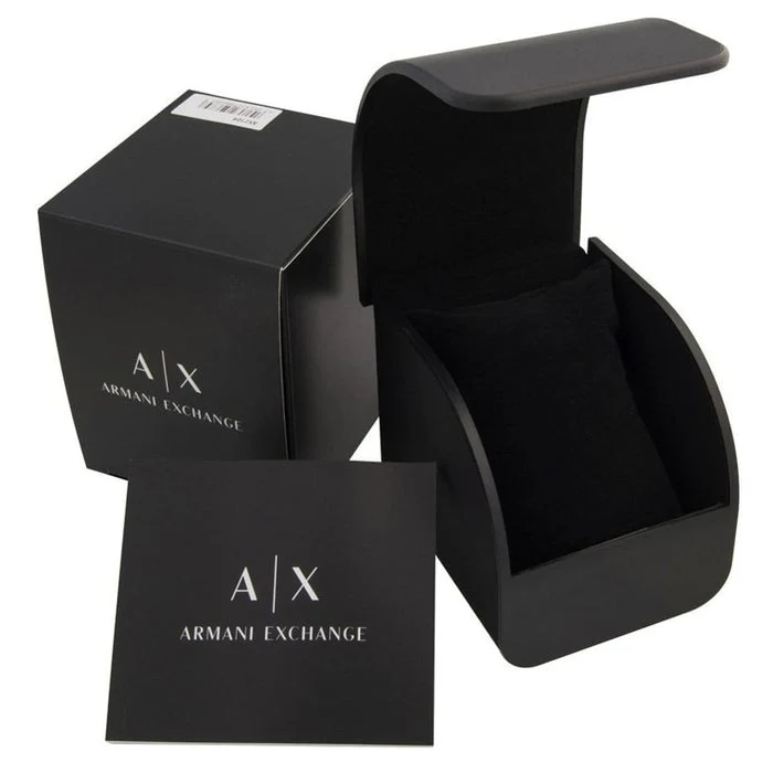Armani Exchange Chronograph Black Stainless Steel Men's Watch AX7140