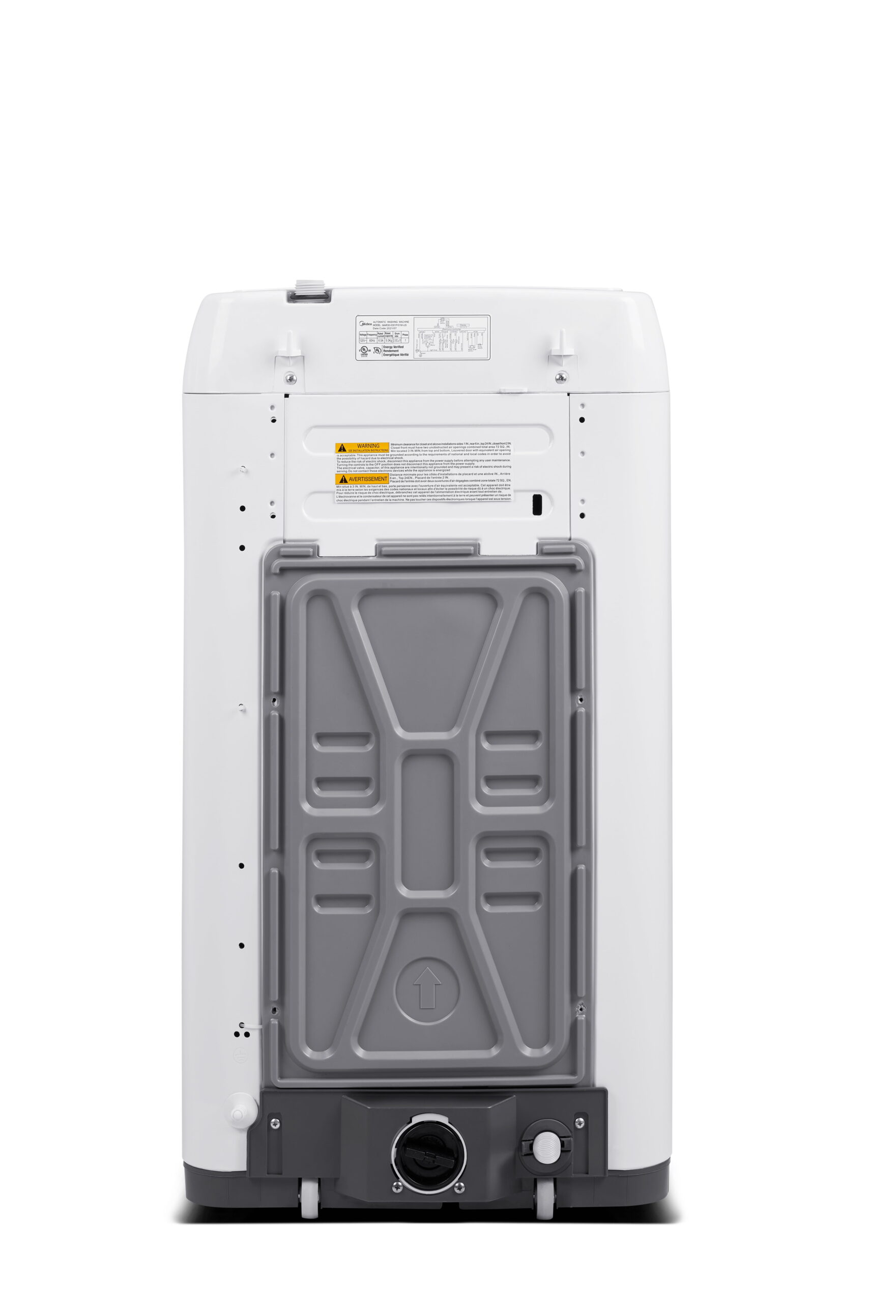0.9 Cu. ft. Compact Topload Washer, White