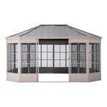 Sunjoy 12' x 16' Cape Blue Hardtop Screen House