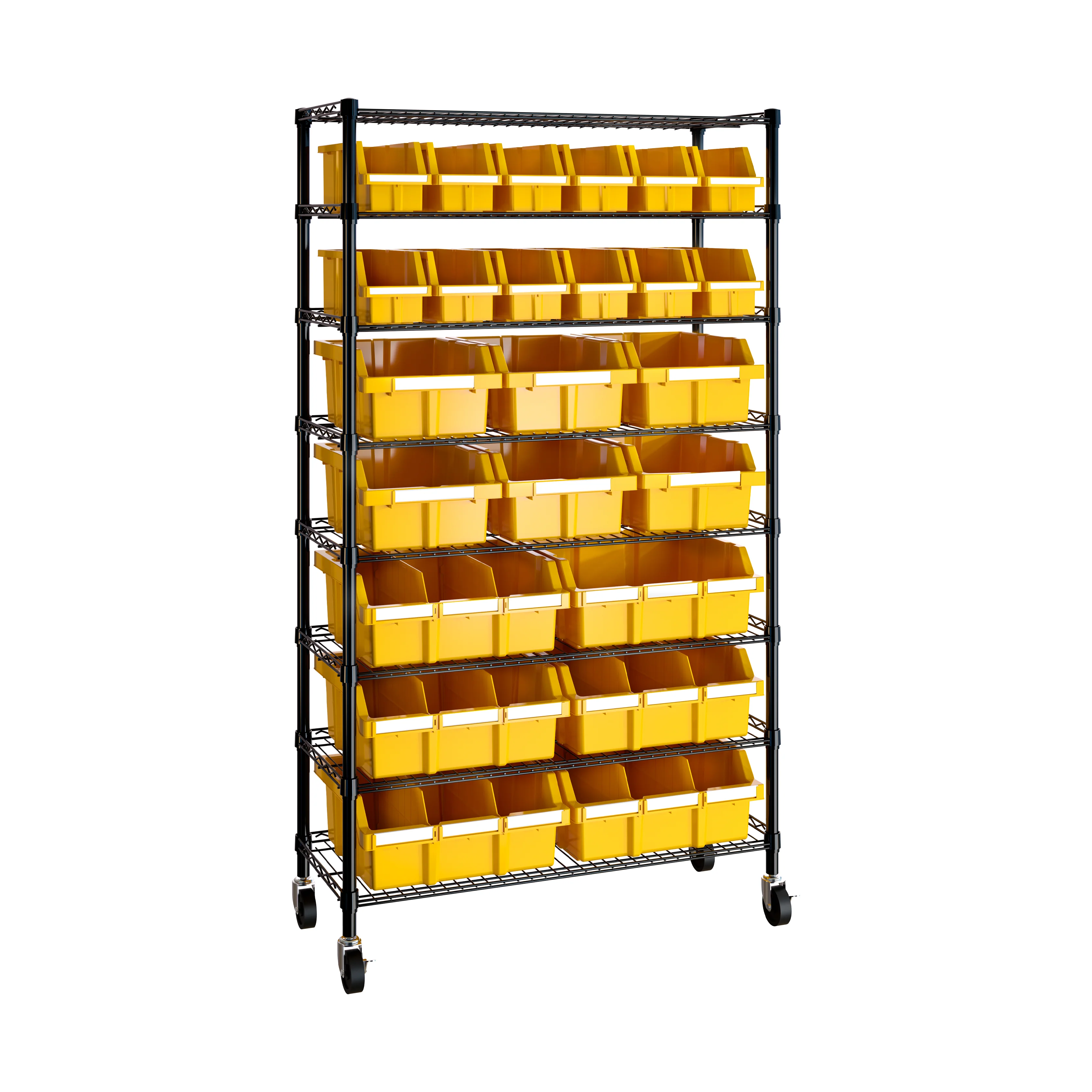 2025 Scaffale NSF a 8 livelli con 24 contenitori