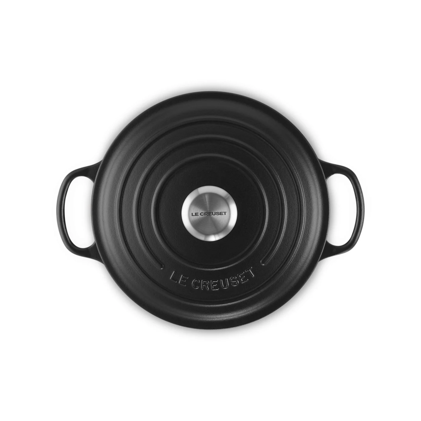 Le Creuset Pfanne Signature Gusseisen-Bräter, Ø 24cm, Schwarz matt