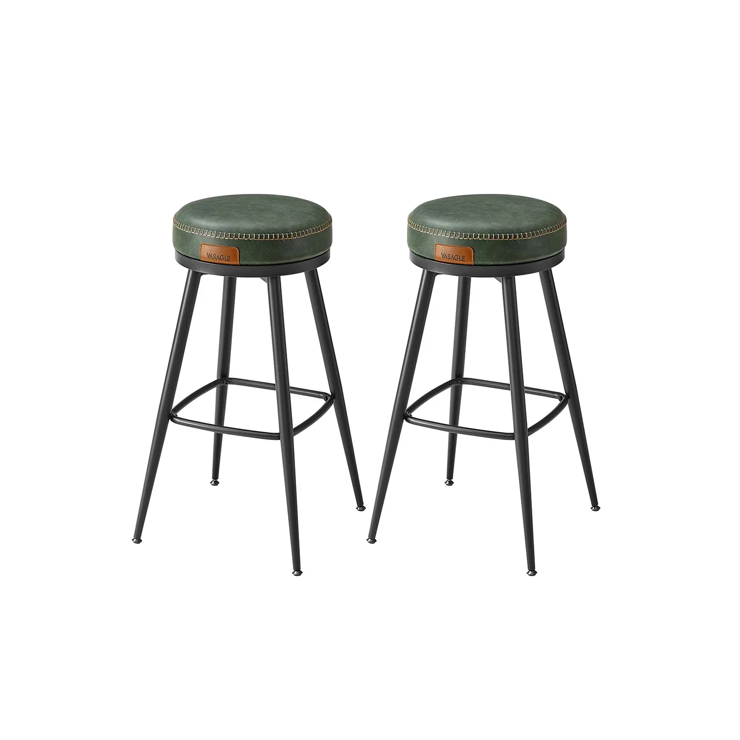 EKHO Colección - Juego de 2 Taburetes de Bar