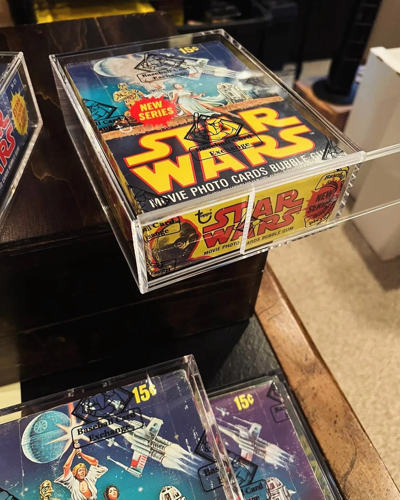 Acrylic Protective Case For Topps Wax Pack Boxes from the 80��s