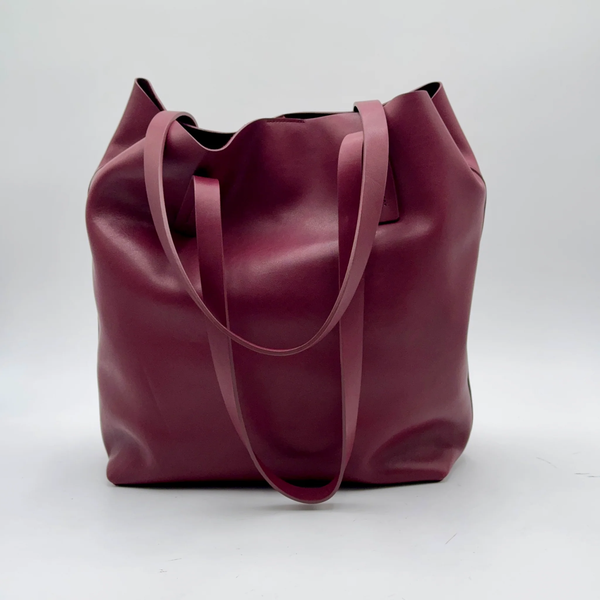 Alice bag ingrassato rubino
