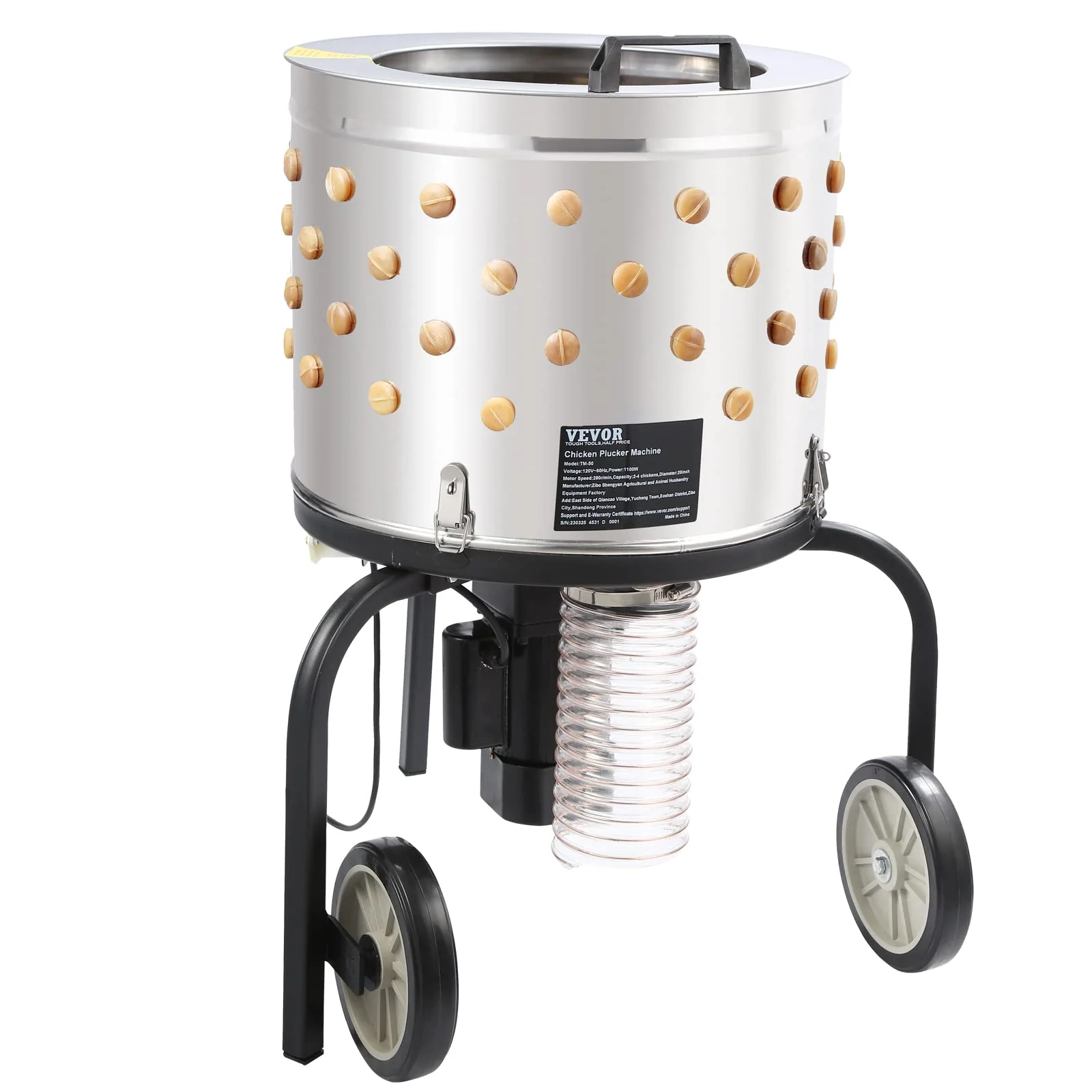 VEVOR 500W Chicken Plucker Machine with 20