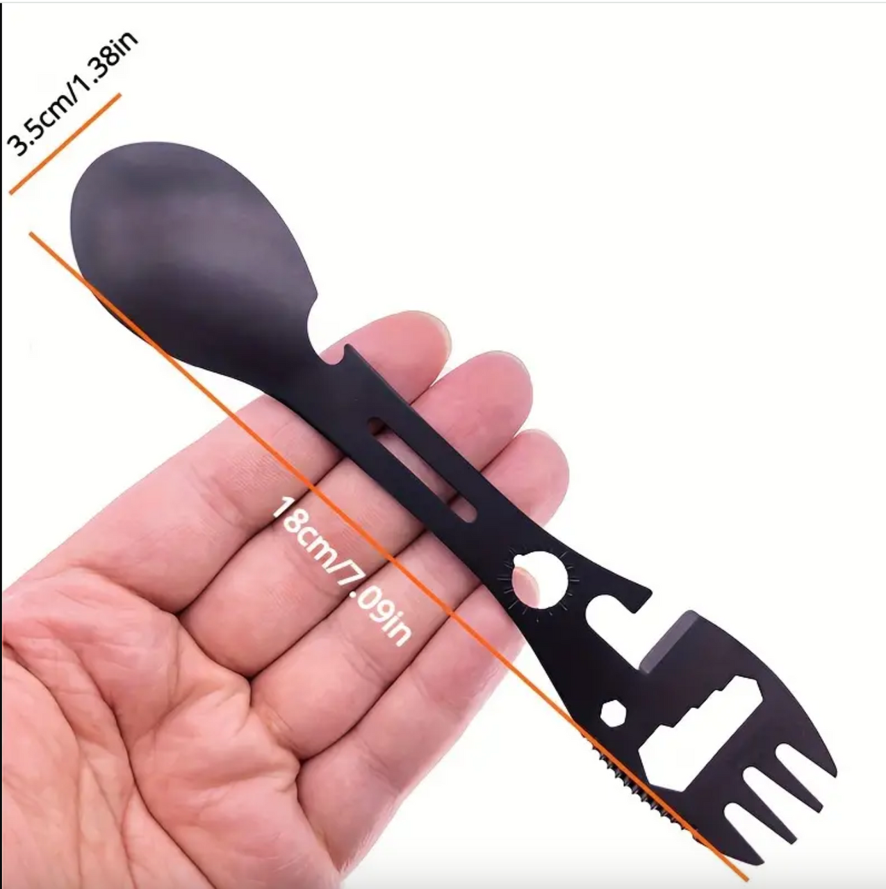 Tactical Spork | Stainless Steel  10 in 1 Spork 30204