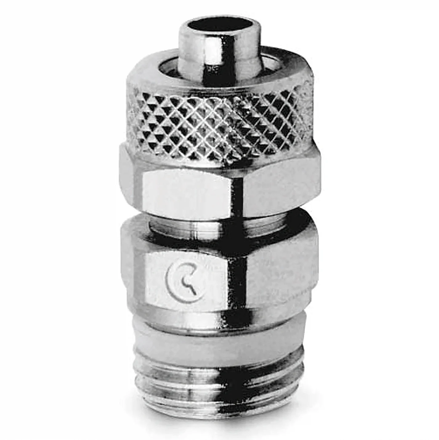Camozzi 1511 10/8-1/4 - Push On Fitting Male Stud 10/8 Tube 1/4