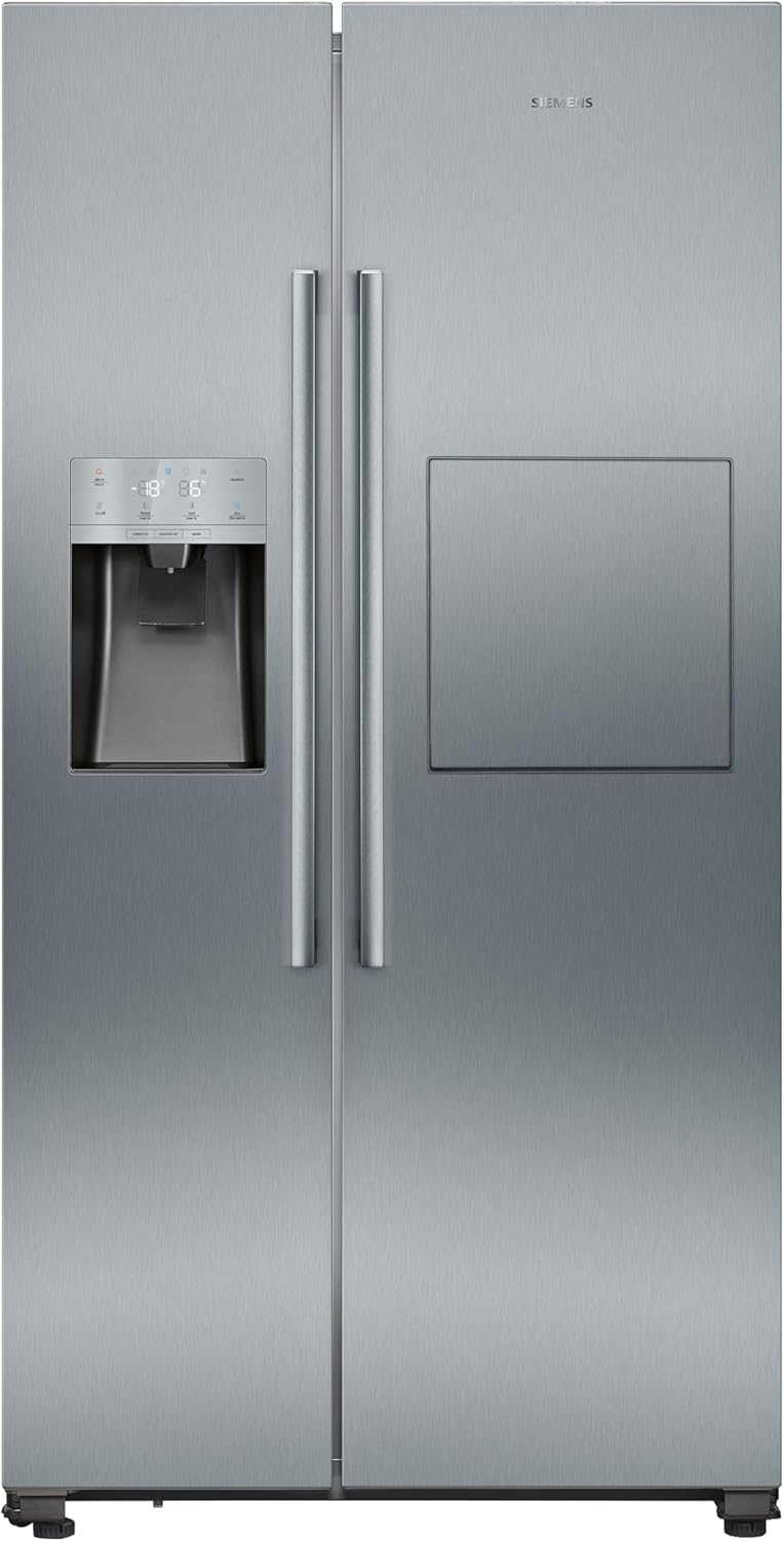 SIEMENS KF96NVPEA iQ300 Multi-Door-Kühlschrank, 183 x 91 cm, 405 L Kühlen & 200 L Gefrieren, hyperFresh längere Frische, noFrost nie wieder abtauen, superCooling schnellere Kühlung