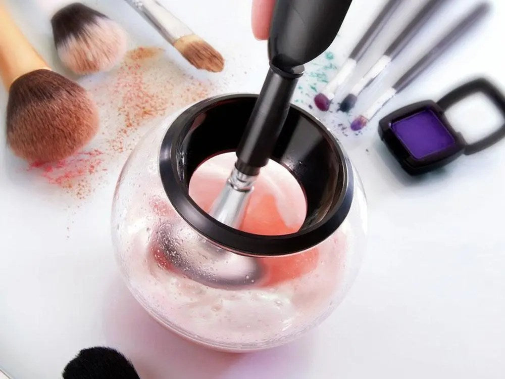 Spinning Makeup Brush Cleaner Electric Spin Dryer Machine