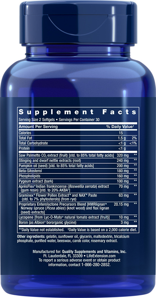 Ultra  Prostate Formula  60 soft gels